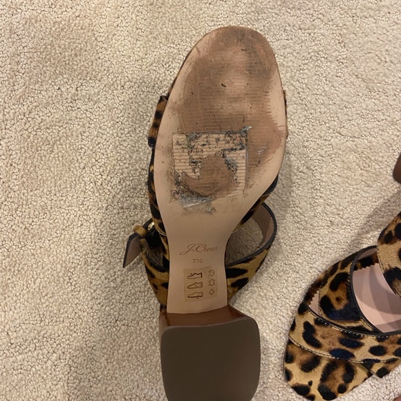 J Crew Leopard print slide sandal - Picture 4 of 4